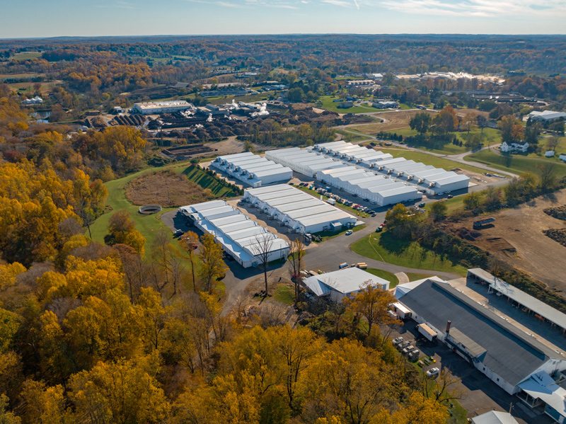 Mushroom Farm Aerial